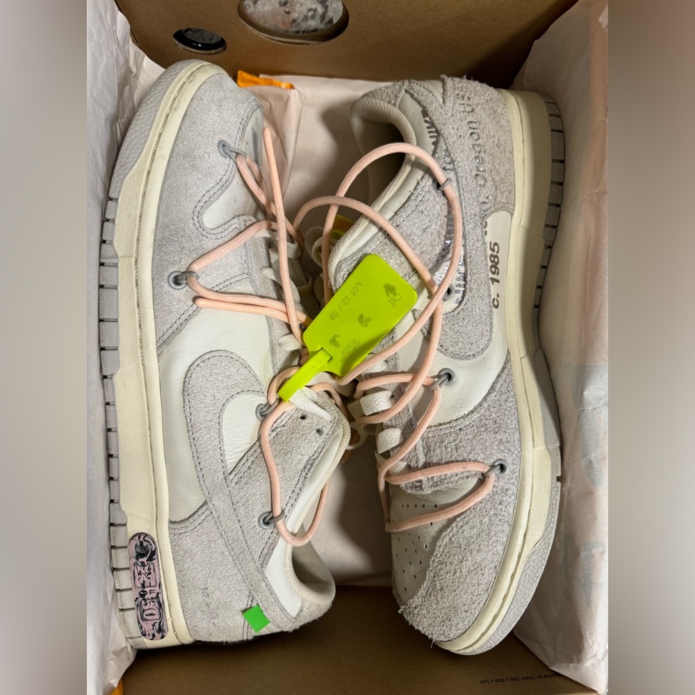 NIKE DUNK LOW X OFF WHITE LOT 12